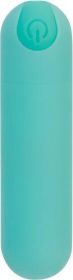 Essential 3 inches Rechargeable Teal Green Vibrator