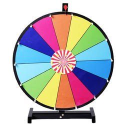 "New Editable Dry Erase 24"" Color Prize Wheel"
